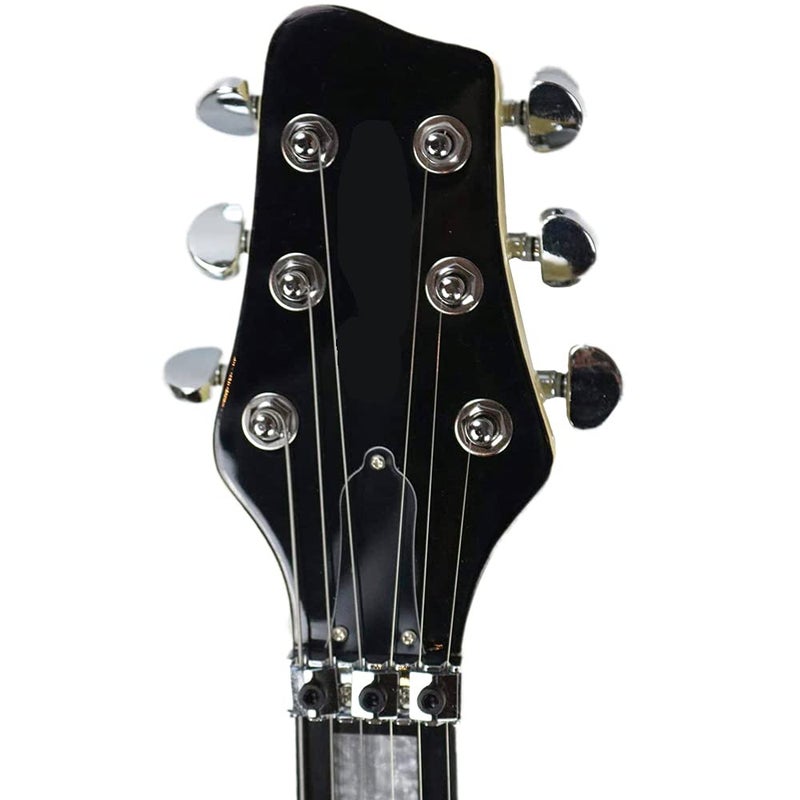 JD.Moon R3 Electric Guitar String Locking Nut for Floyd Rose Tremolo Bridge 43mm (Chrome with Black nut) - Image 2